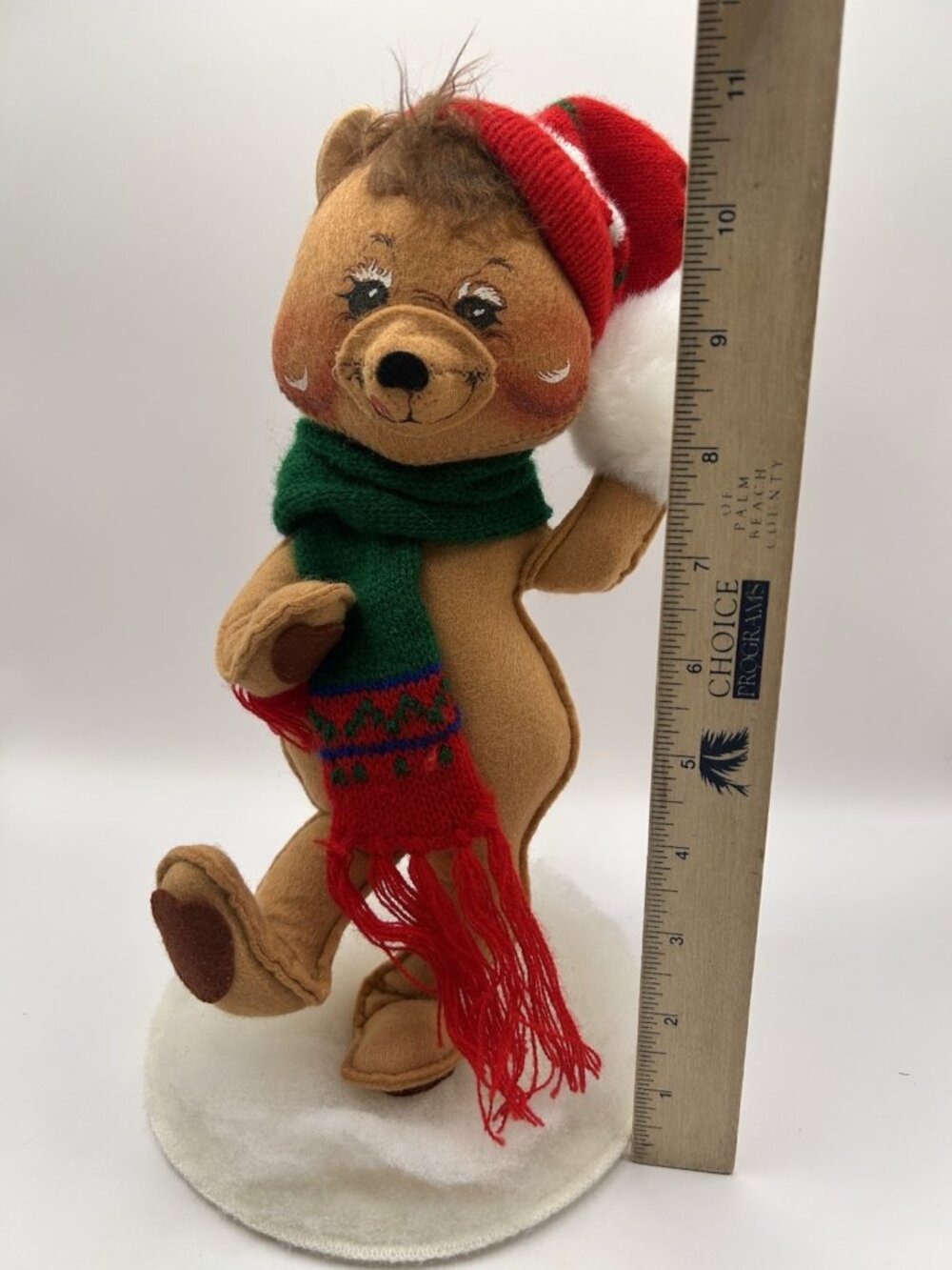 Annalee Brown Bear Snowball Collectible Doll Xmas Christmas Decor Plush Gift - Picture 6 of 13